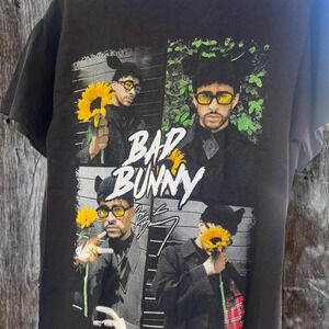 Bad Bunny vintage sunflower tshirt